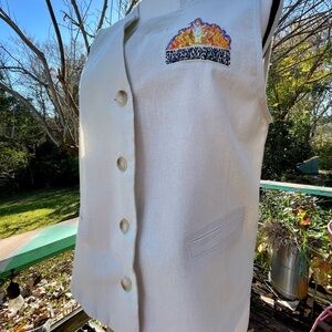 Classic Linen Vest women’s size 10